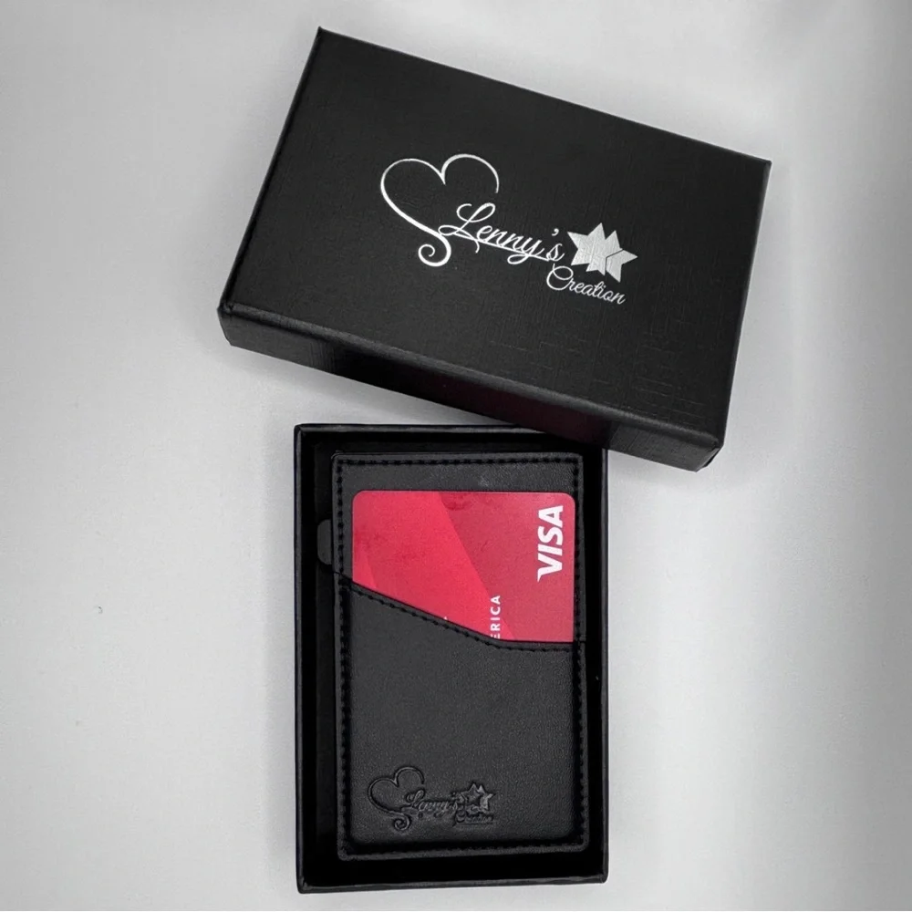 Loungefly Black Card Wallet with Pink Accent